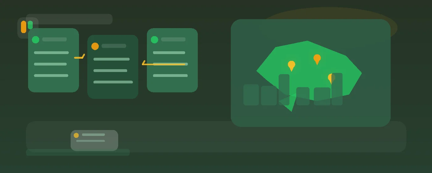 A split-screen browser view comparing long-term SEO growth metrics against immediate paid ad results.