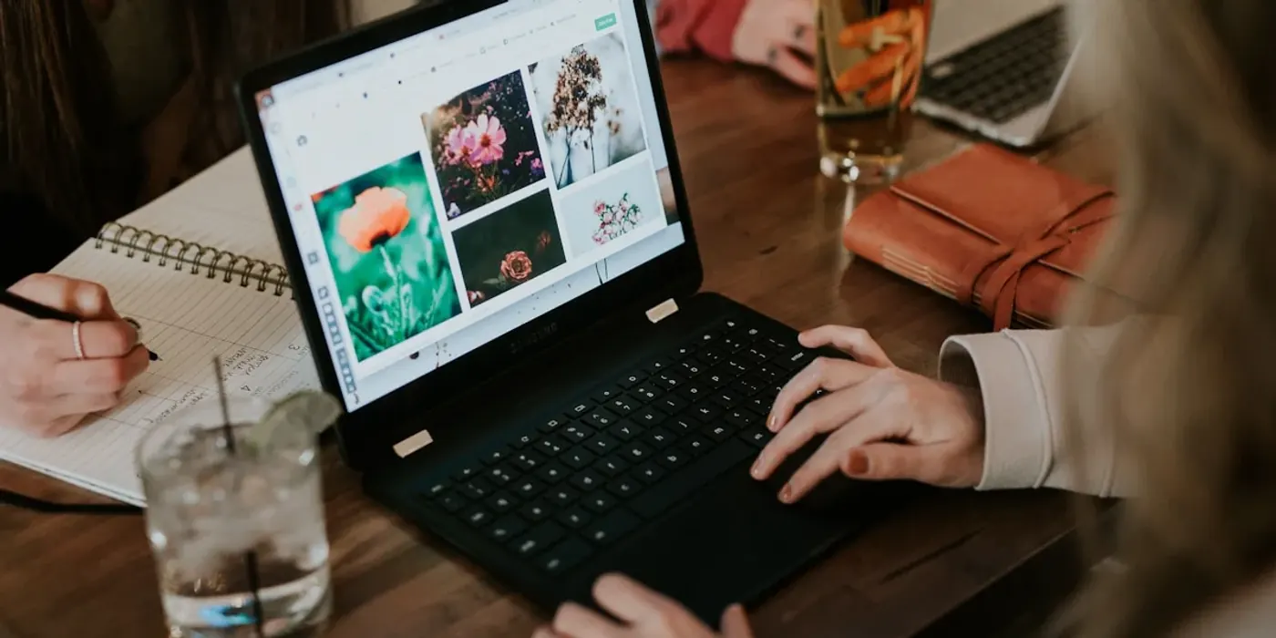 Planning notes and analytics for Why Your Social Media Content Isnt Converting