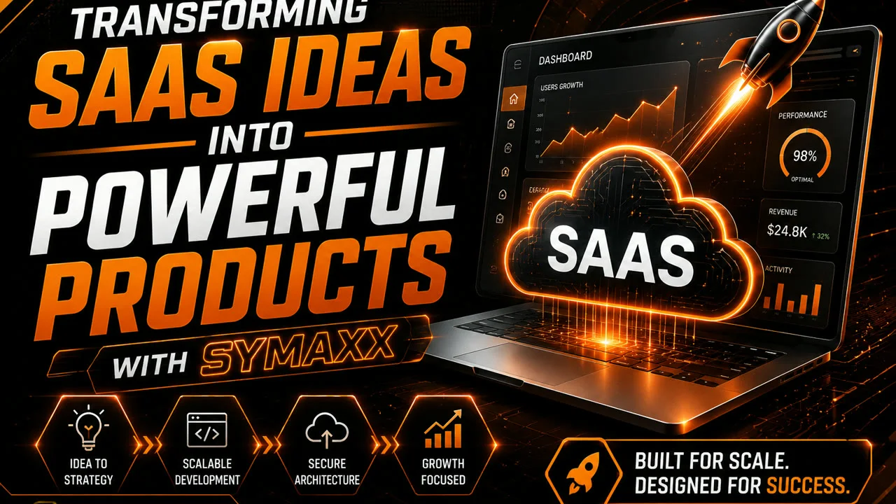 Transform Your SaaS Idea into a Winning Product with Symaxx Digital