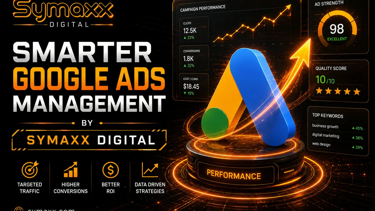 Smarter Google Ads Management for Small Businesses | Symaxx Digital Solutions