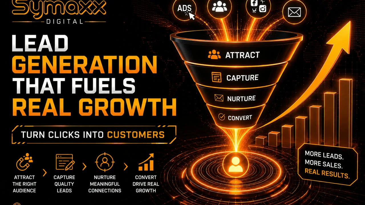 Lead Generation That Fuels Real Growth | Symaxx Digital Solutions for Small Business