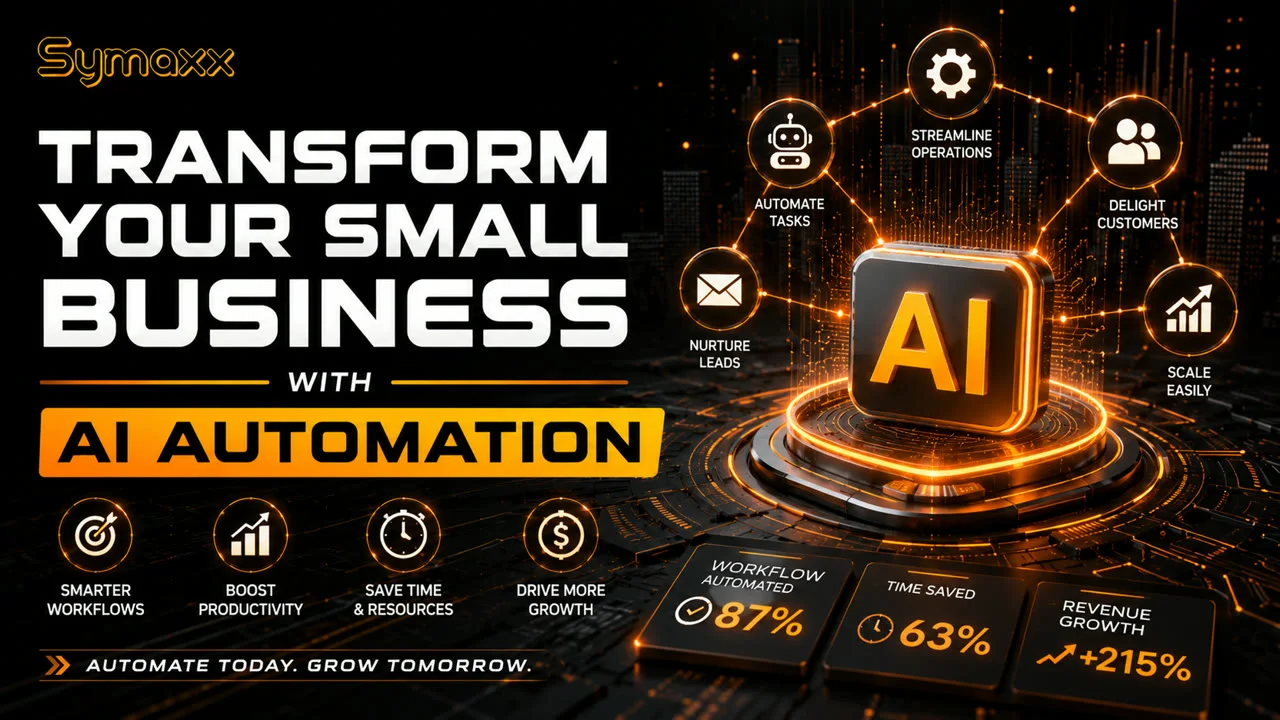 AI Automation Hub for Small Business: Discover Symaxx Digital's Smarter Marketing Solutions