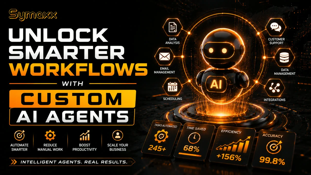 Automate Your Workflow: Custom AI Agents for Small Business Productivity | Symaxx Digital